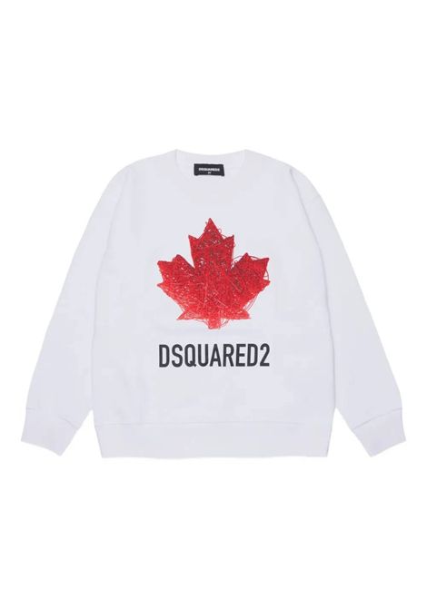Felpa con logo DSQUARED2 JUNIOR | DQ3193 D0AGWDQ100